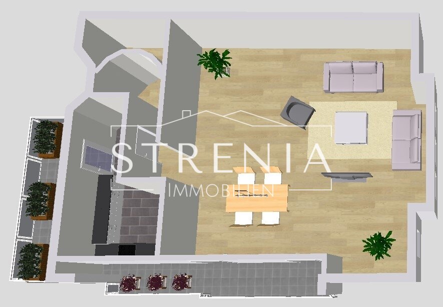 Großzügige 4-Zimmer-Wohnung mit 4 Balkonen und Carport-Stellplatz