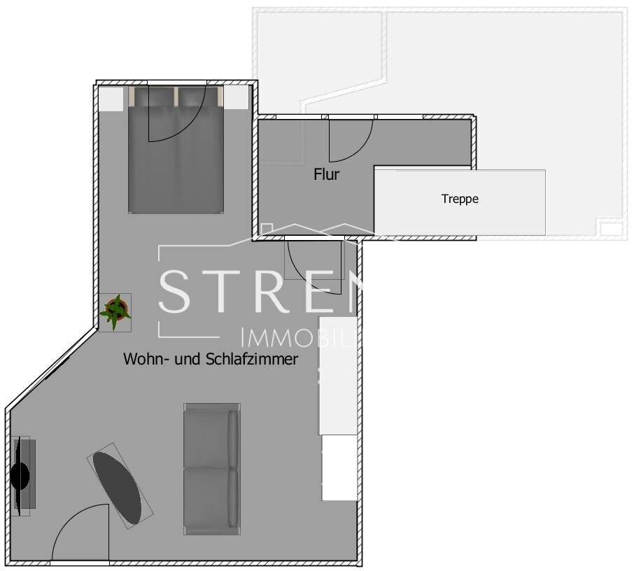 Vollmöblierte Maisonettewohnung zentral in Alzey
