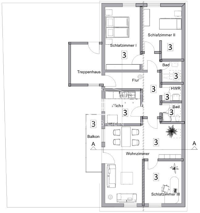 Grundriss DG Grundriss DG