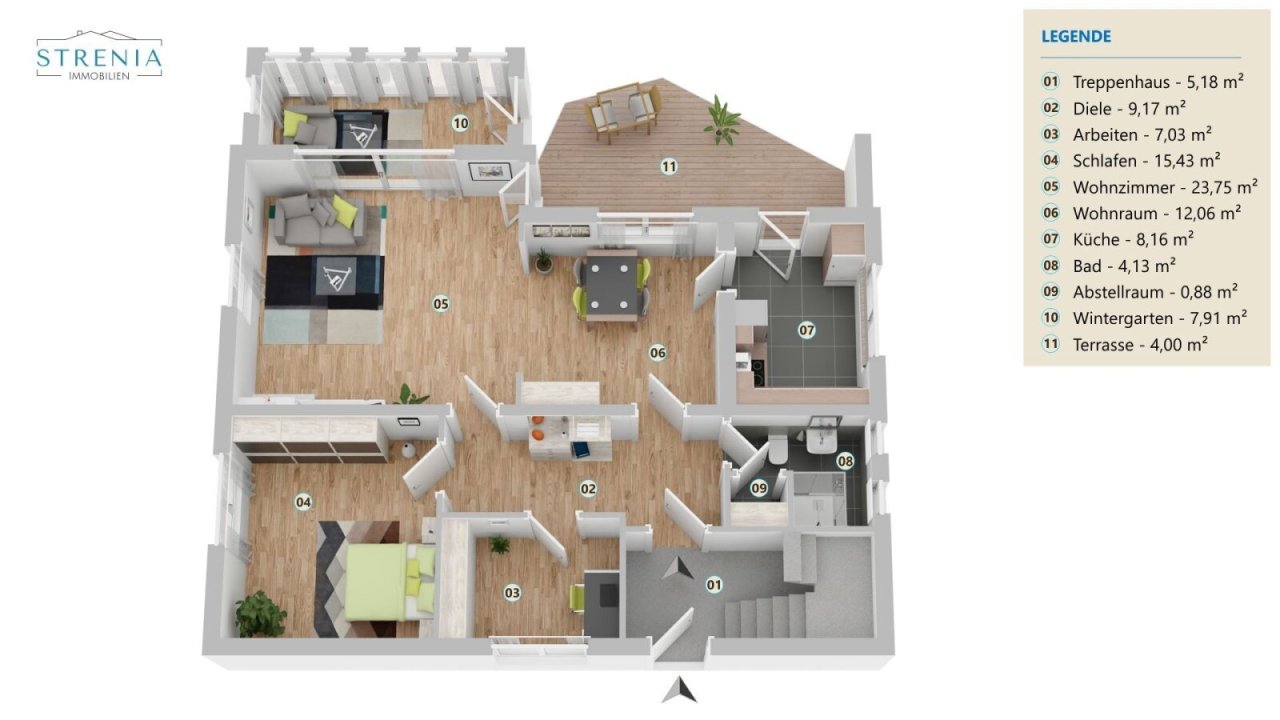 Grundriss EG graphisch Grundriss EG graphisch