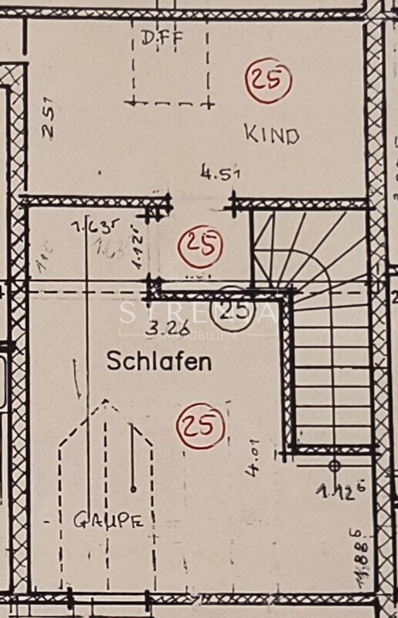 Grundriss obere Ebene Grundriss obere Ebene