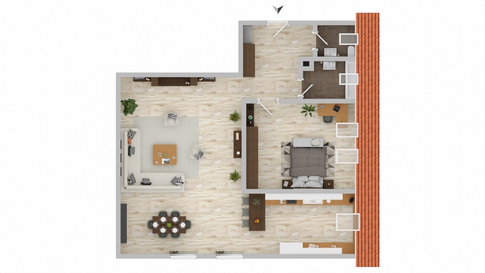 Grundriss (nicht maßstabsgetreu) Grundriss (nicht maßstabsgetreu)